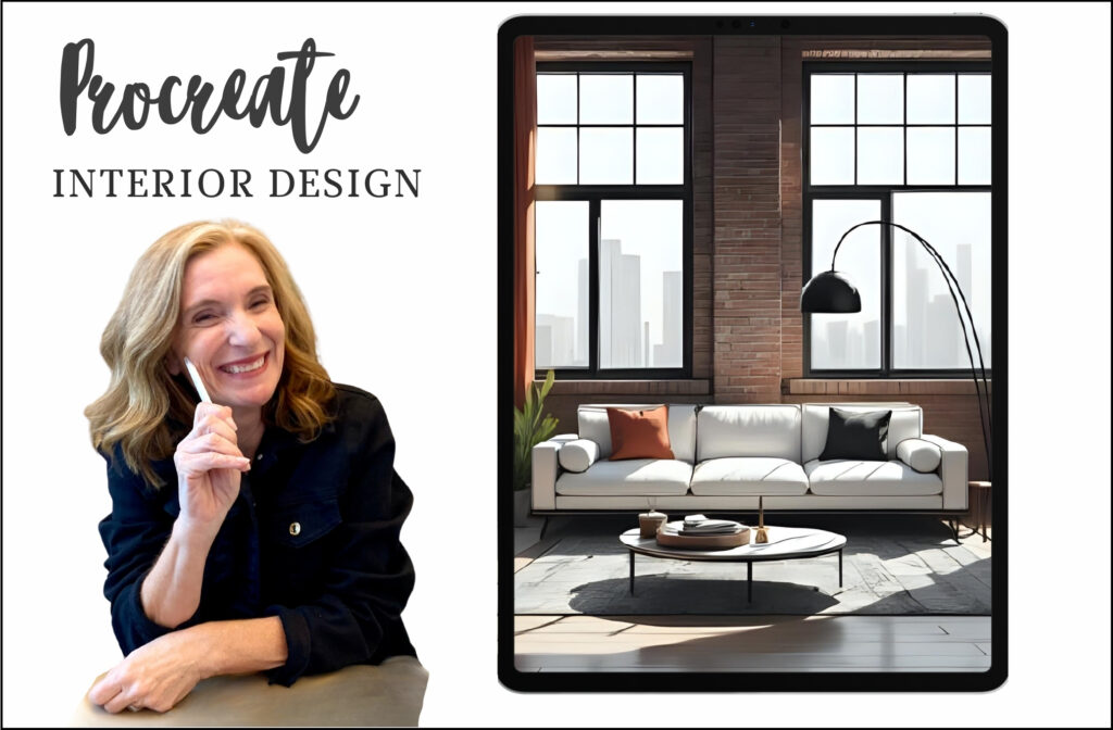 Procreate interior Design, overview Procreate for Interior design